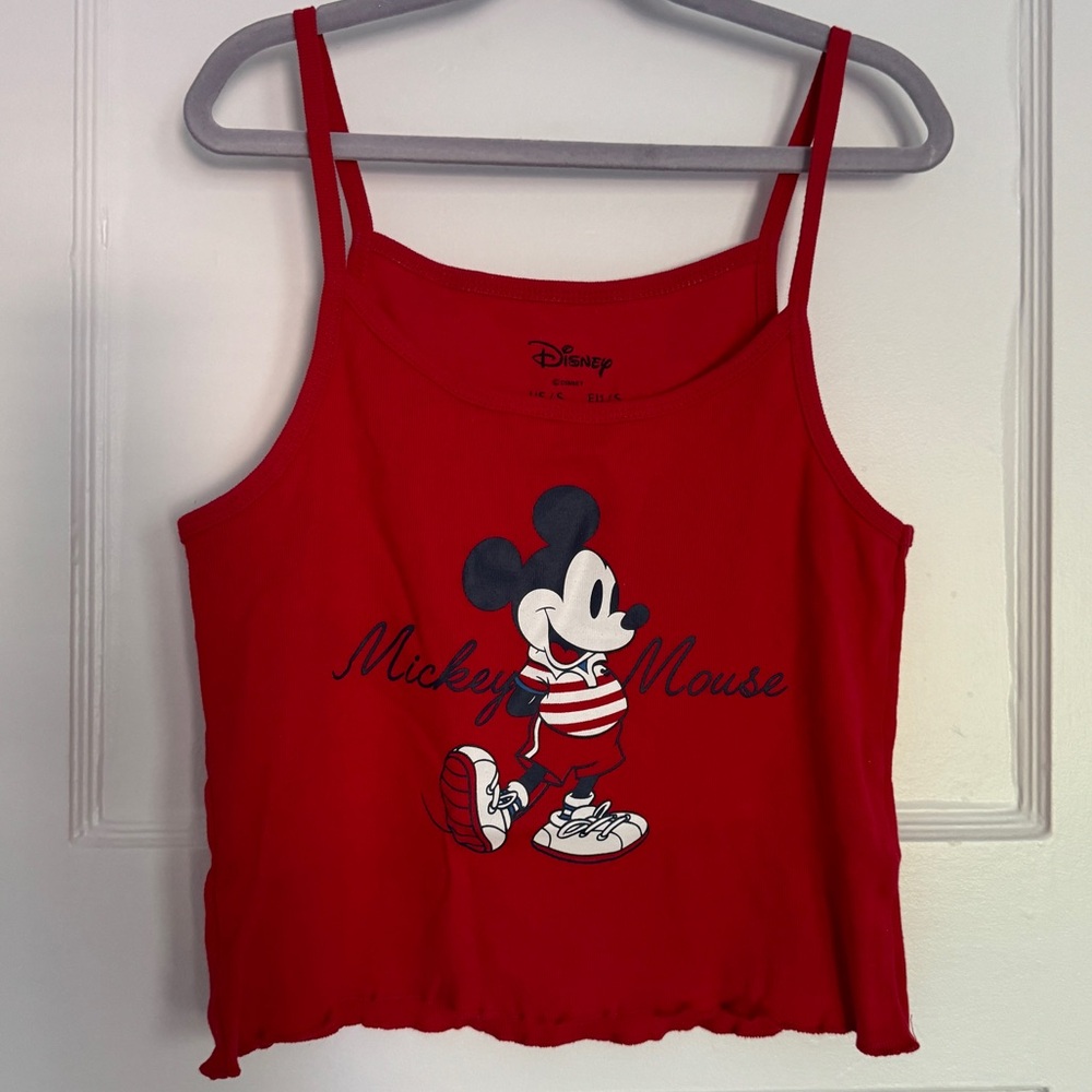 Mickey Mouse retro baby doll cropped tank top